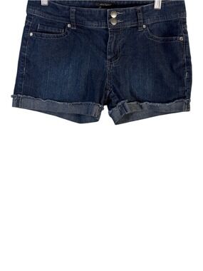 Daisy Fuentes Cuffed Jean Shorts Women's Size 4 Summer‎ Fun